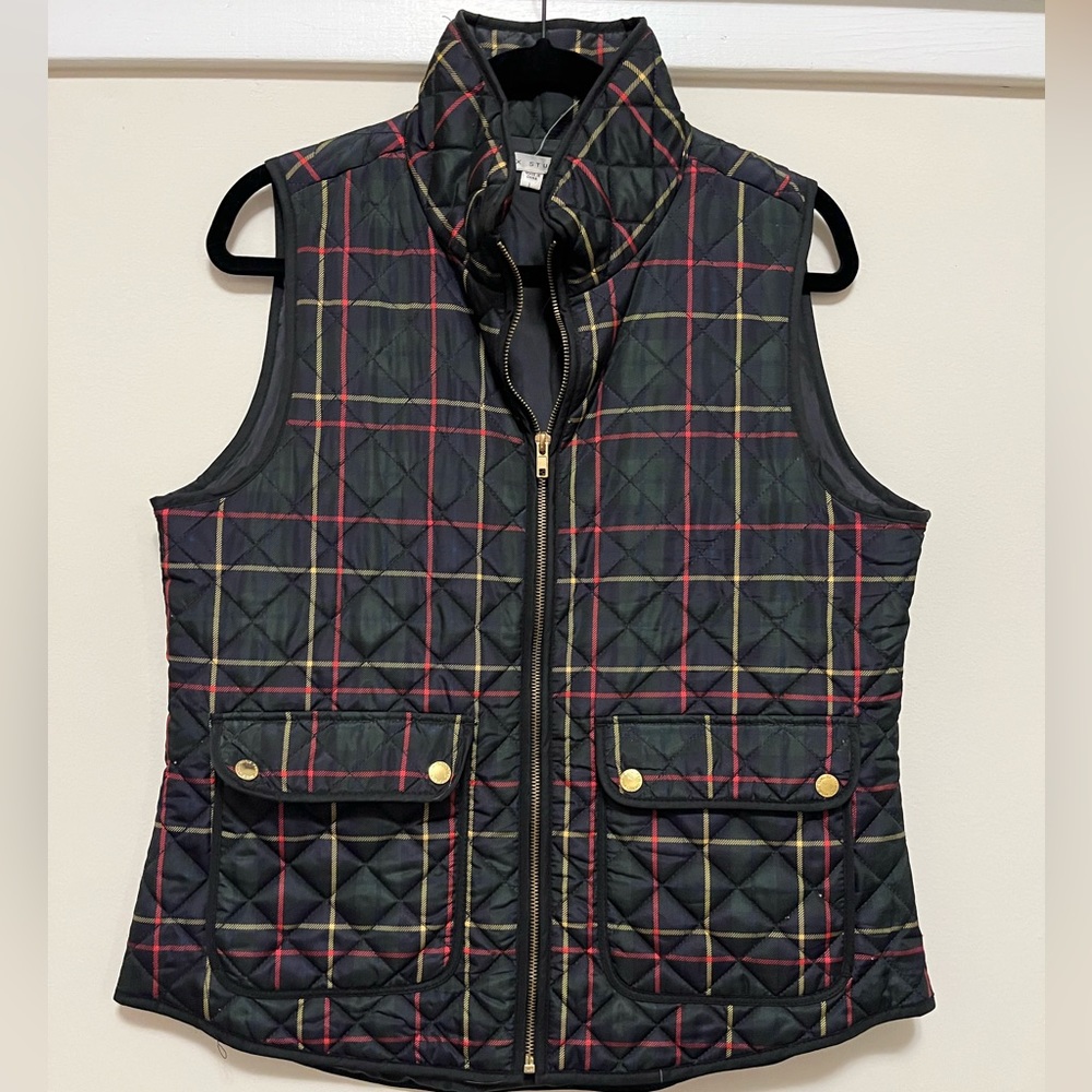 Plaid Vest